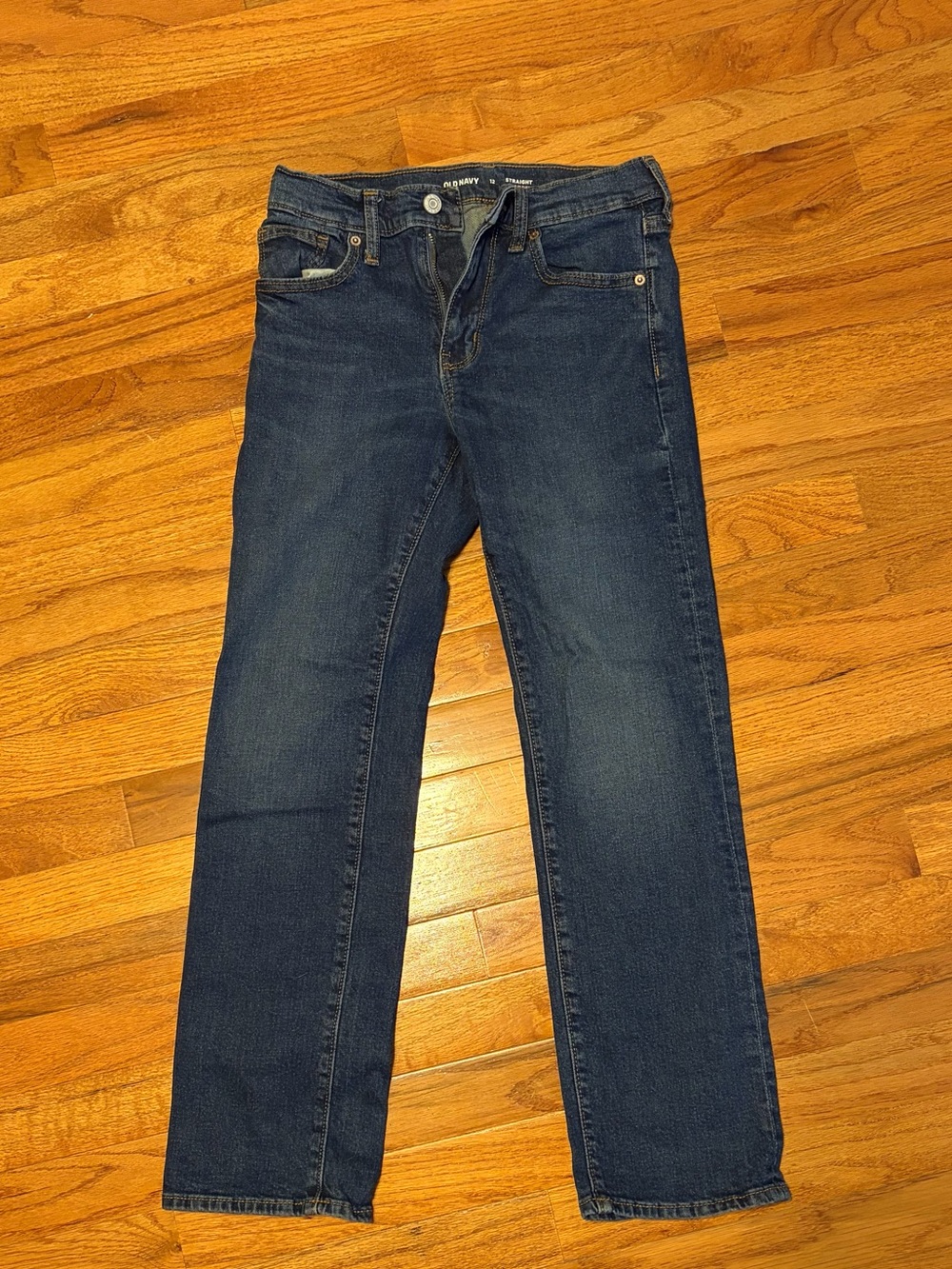 Boy’s Dark Blue Straight-Leg Jeans
